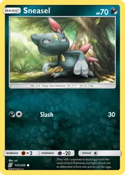 Sneasel 131/236- Unified Minds Pokesingles