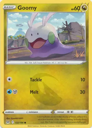 Goomy 132, Lost Origin | Sword & Shield, , 0.00 kr, Pokesingles. Kjøp pokemon kort til lave priser hos oss.