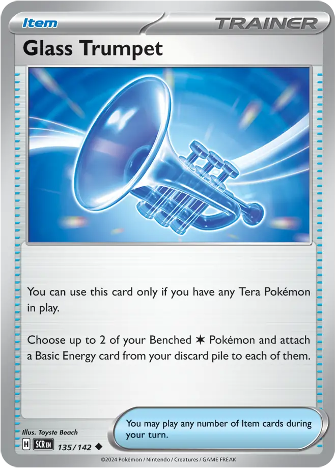 Glass Trumpet 135 - Stellar Crown Pokesingles