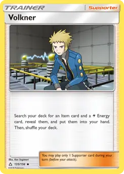Volkner 135 - Ultra Prism Pokesingles