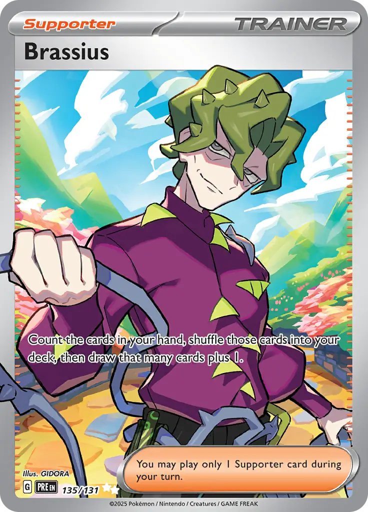 Brassius 135 - Prismatic Evolutions Pokesingles