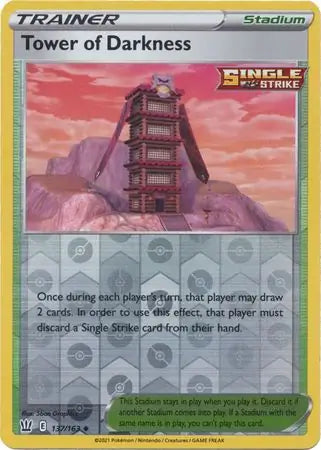 Tower of Darkness Reverse Holo 137 - Battle Styles Pokesingles