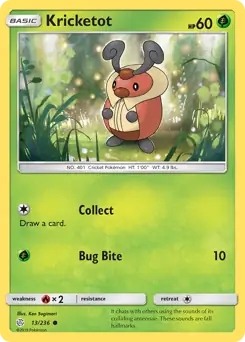 Kricketot 13 - Cosmic Eclipse Pokesingles