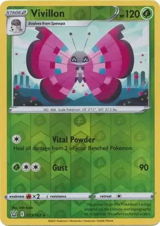 Vivillon Reverse Holo 013 - Battle Styles