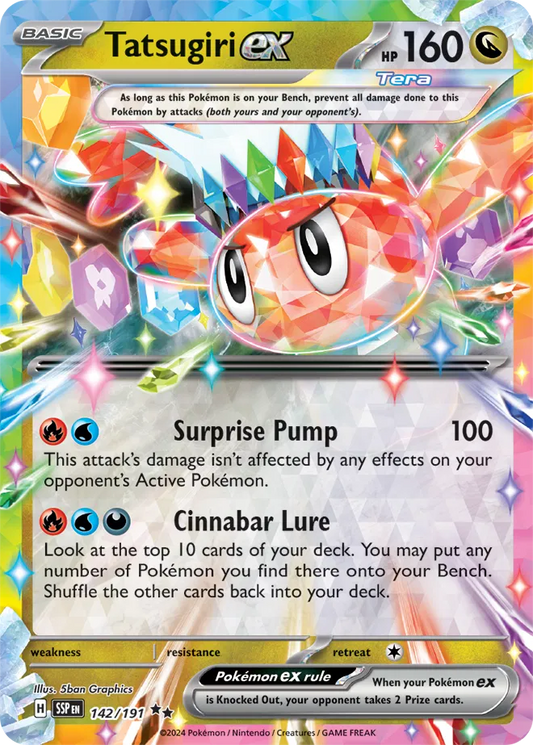 Tatsugiri 142 - Surging Sparks Pokesingles