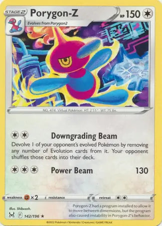 Porygon-Z 142, Lost Origin | Sword & Shield, , 0.00 kr, Pokesingles. Kjøp pokemon kort til lave priser hos oss.