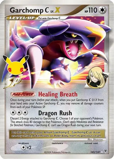 Garchomp C LV.X 145, Celebrations | Sword & Shield, , 22.00 kr, Pokesingles. Kjøp pokemon kort til lave priser hos oss.
