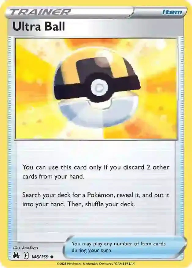 Ultra Ball 146, Crown Zenith | Sword & Shield, , 0.00 kr, Pokesingles. Kjøp pokemon kort til lave priser hos oss.