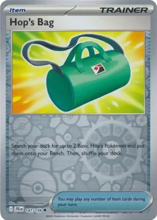 Hop's Bag Reverse Holo 147 - Journey Together Pokesingles