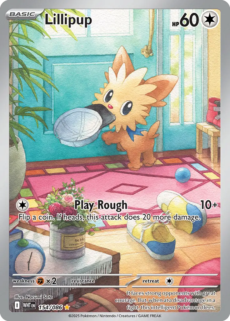 Lillipup 154 - White Flare Pokesingles