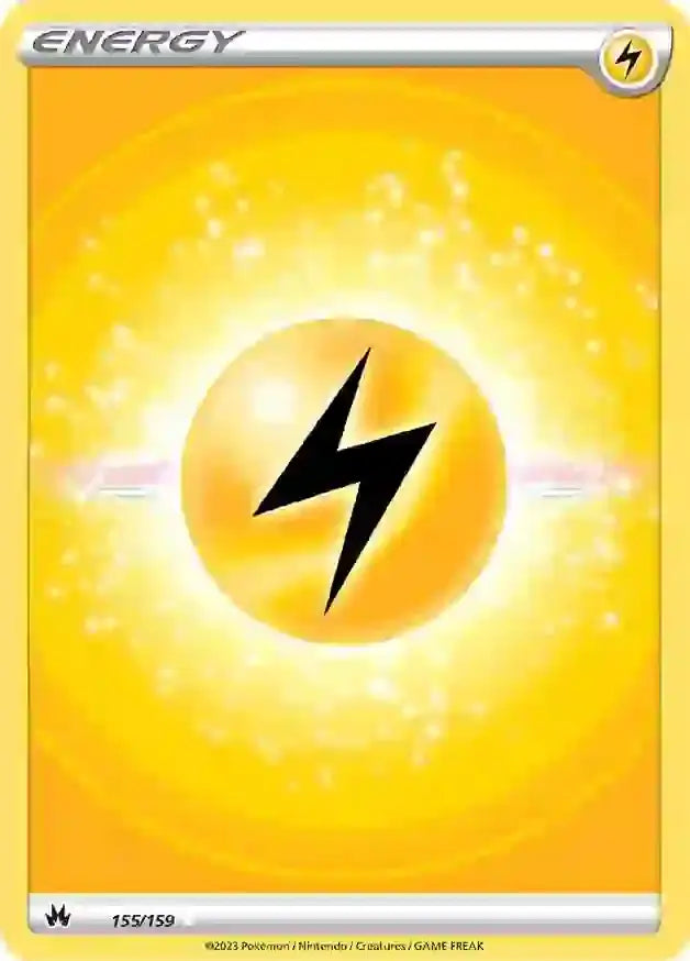 Lightning Energy 155, Crown Zenith | Sword & Shield, , 0.00 kr, Pokesingles. Kjøp pokemon kort til lave priser hos oss.