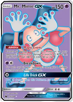 Full Art Mr, Mime GX 156 - Celestial Storm Pokesingles
