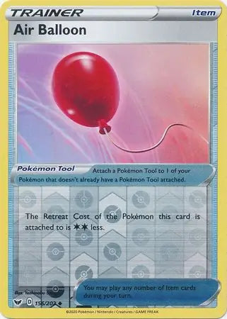 Air Balloon Reverse Holo 156 - Sword & Shield Base Pokesingles