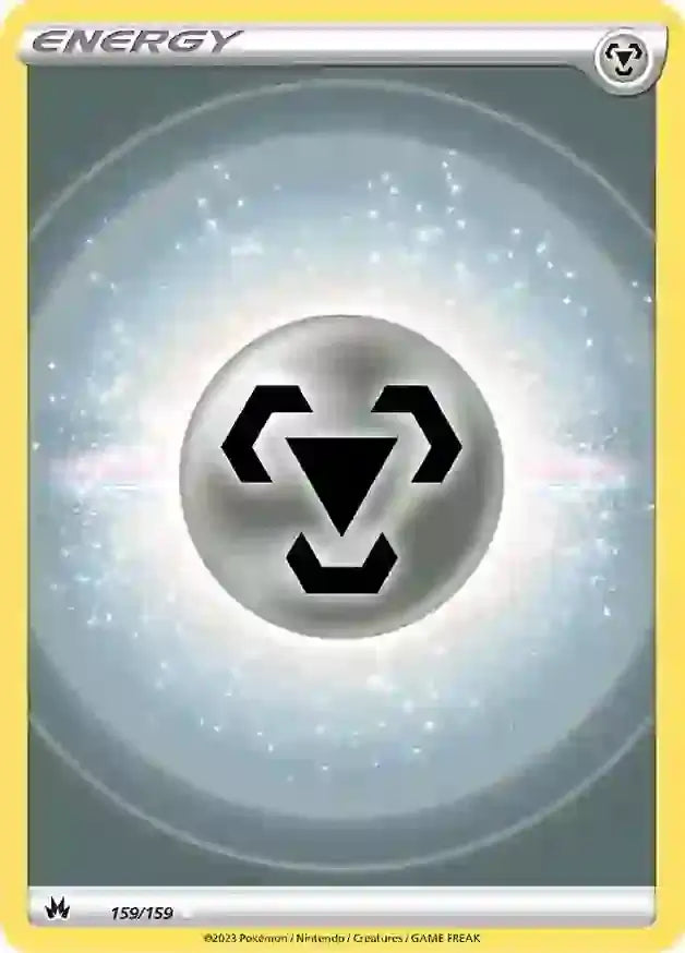 Metal Energy 159, Crown Zenith | Sword & Shield, , 0.00 kr, Pokesingles. Kjøp pokemon kort til lave priser hos oss.