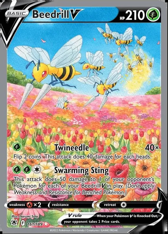 161 Beedrill V, Astral Radiance | Sword & Shield, , 7.00 kr, Pokesingles. Kjøp pokemon kort til lave priser hos oss.