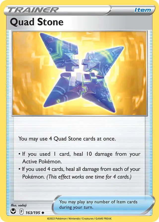 Quad Stone 163, Silver Tempest | Sword & Shield, , 0.00 kr, Pokesingles. Kjøp pokemon kort til lave priser hos oss.