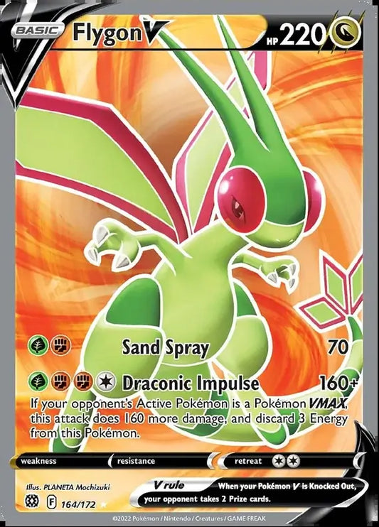 Flygon V 164, Brilliant Stars | Sword & Shield, v, 0.00 kr, Pokesingles. Kjøp pokemon kort til lave priser hos oss.