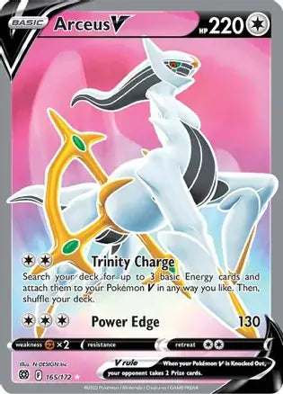 Arceus V 165, Brilliant Stars | Sword & Shield, v, 0.00 kr, Pokesingles. Kjøp pokemon kort til lave priser hos oss.