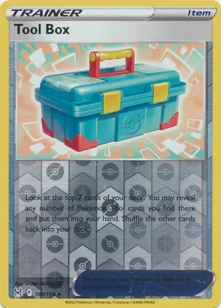 Tool Box Reverse Holo 168, Lost Origin | Sword & Shield, , 0.00 kr, Pokesingles. Kjøp pokemon kort til lave priser hos oss.