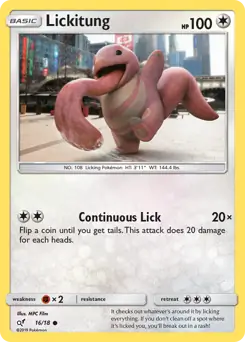 Lickitung 16 - Detective Pikachu Pokesingles