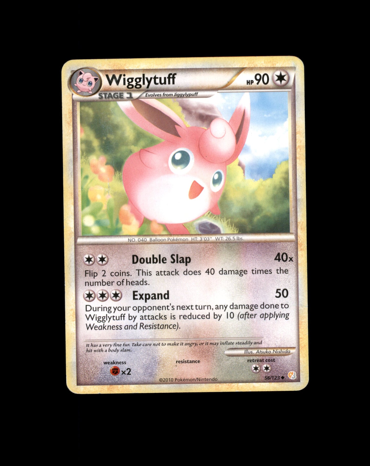 *SE BILDE FOR TILSTAND* Wigglytuff #56 Pokemon HeartGold & SoulSilver