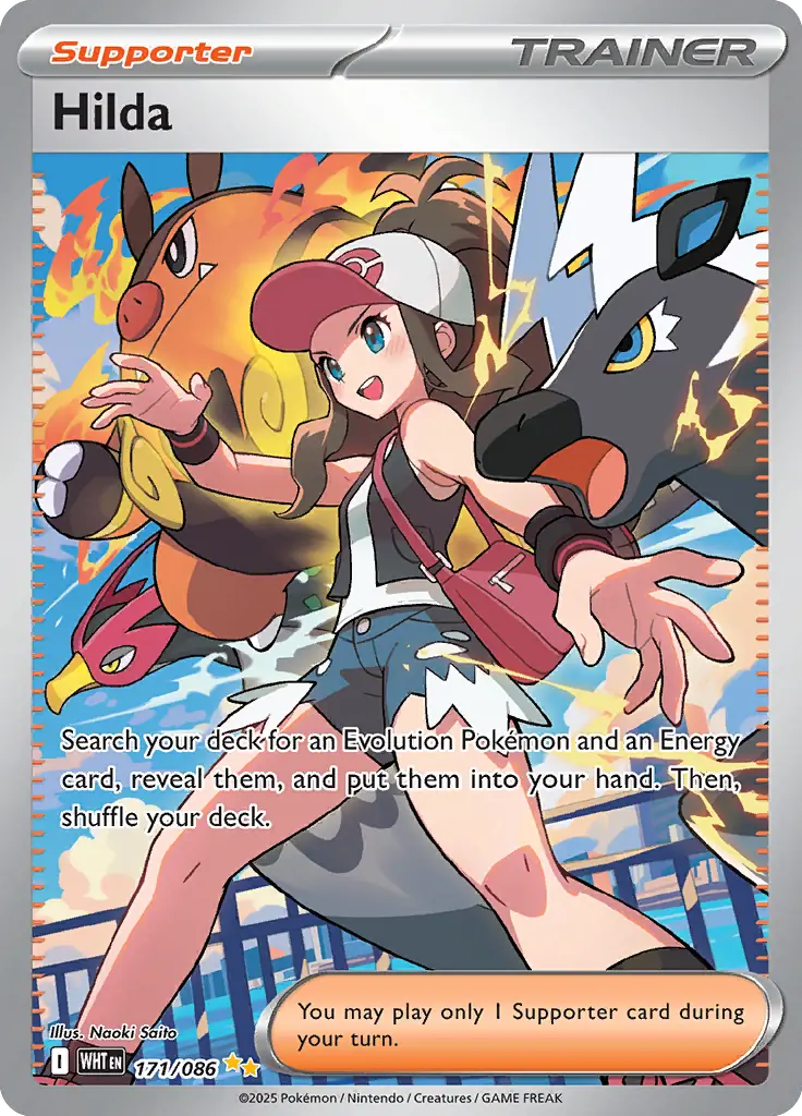 Hilda 171 - White Flare Pokesingles