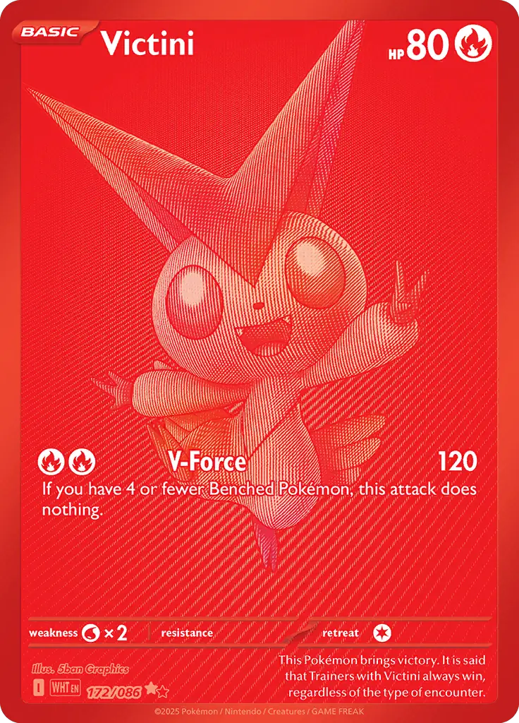 Victini 172 - White Flare Pokesingles