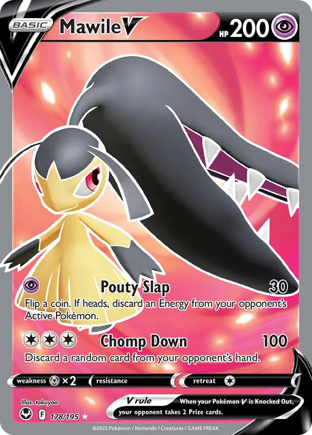 Mawile V 178, Silver Tempest | Sword & Shield, , 0.00 kr, Pokesingles. Kjøp pokemon kort til lave priser hos oss.