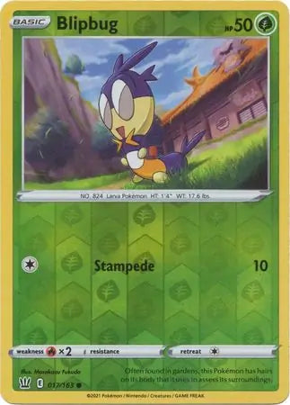 Blipbug Reverse Holo 017 - Battle Styles Pokesingles