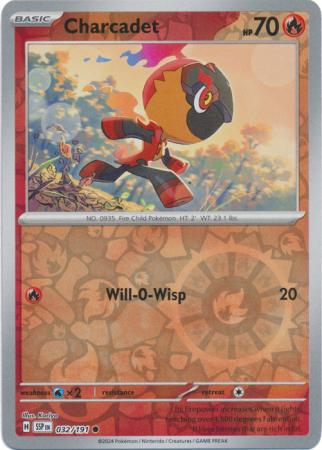 Charcadet Reverse Holo 032 - Surging Sparks Pokesingles