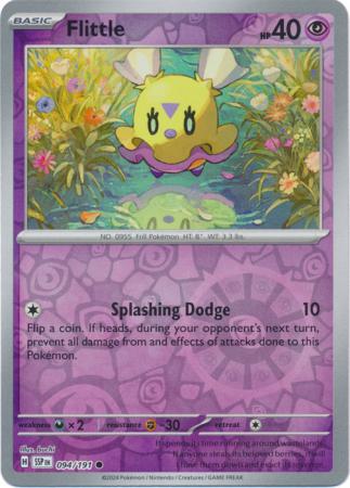 Flittle Reverse Holo 094 - Surging Sparks Pokesingles