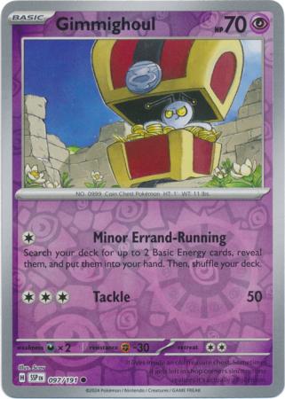Gimmighoul Reverse Holo 097 - Surging Sparks Pokesingles