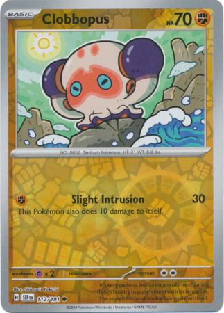 Clobbopus Reverse Holo 112 - Surging Sparks Pokesingles