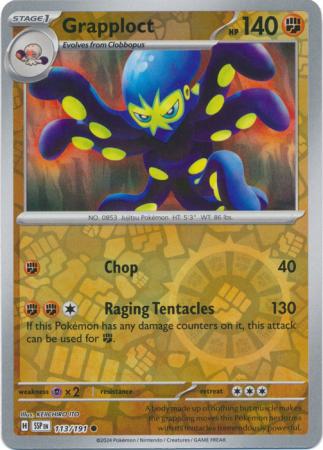 Grapploct Reverse Holo 113 - Surging Sparks Pokesingles