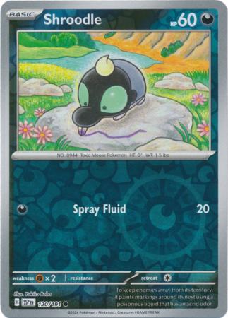 Shroodle Reverse Holo 120 - Surging Sparks Pokesingles