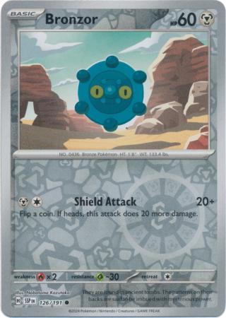 Bronzor Reverse Holo 126 - Surging Sparks Pokesingles