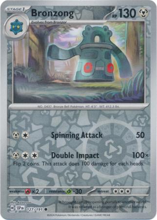 Bronzong Reverse Holo 127 - Surging Sparks Pokesingles