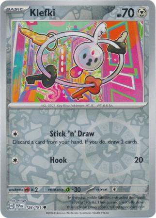 Klefki Reverse Holo 128 - Surging Sparks Pokesingles
