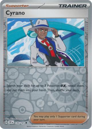 Cyrano Reverse Holo 170 - Surging Sparks Pokesingles