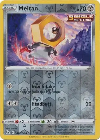 Meltan Reverse Holo 188, Fusion Strike | Sword & Shield, , 0.00 kr, Pokesingles. Kjøp pokemon kort til lave priser hos oss.
