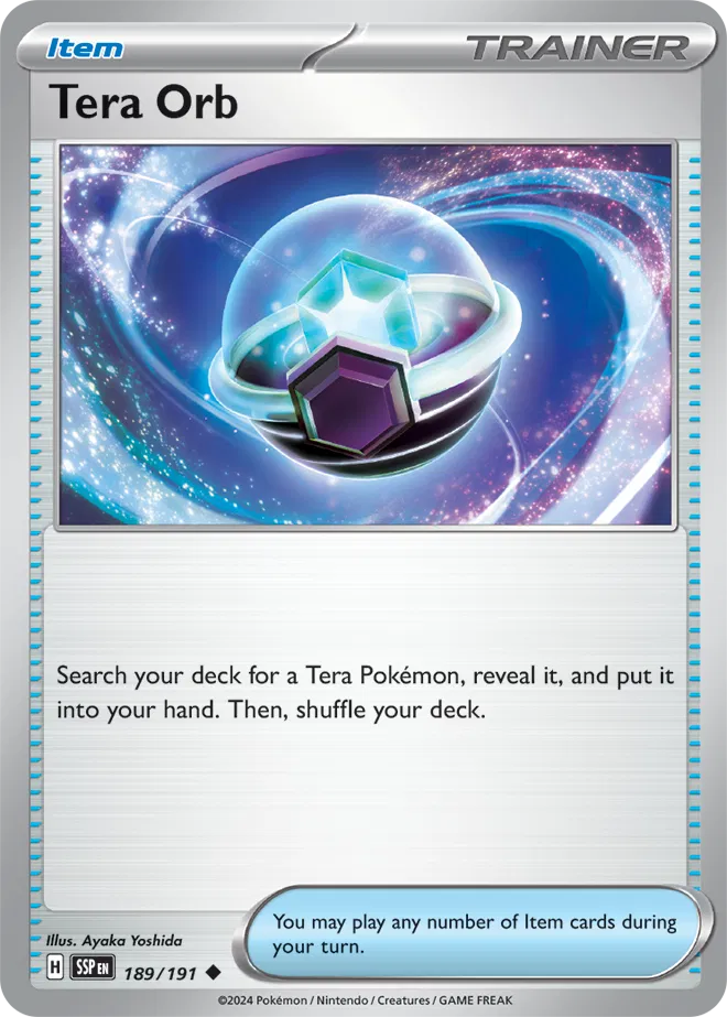Tera Orb 189 - Surging Sparks Pokesingles