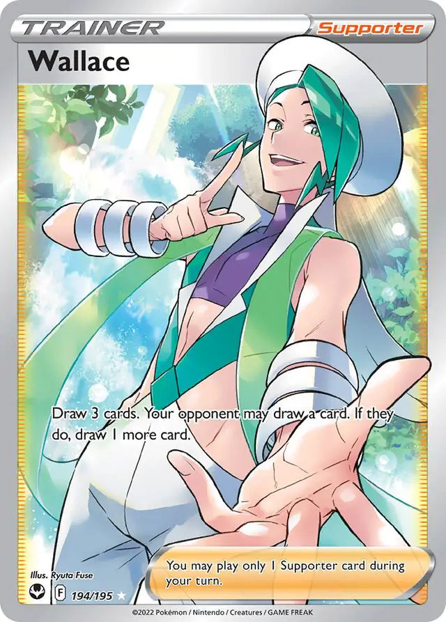 Wallace 194, Silver Tempest | Sword & Shield, , 0.00 kr, Pokesingles. Kjøp pokemon kort til lave priser hos oss.