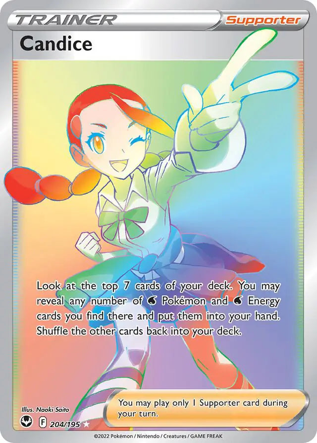 Candice 204, Silver Tempest | Sword & Shield, , 0.00 kr, Pokesingles. Kjøp pokemon kort til lave priser hos oss.