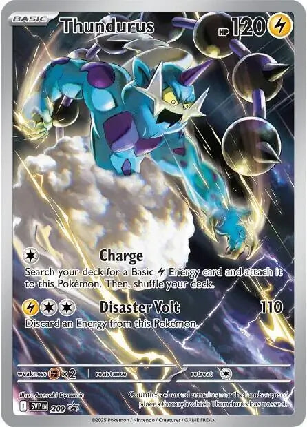 Thundurus SVP Promo 209 - Scarlet & Violet Promos Pokesingles