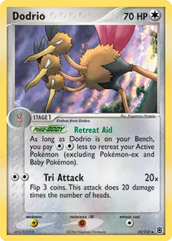 Dodrio 21 - Fire Red Leaf Green Pokesingles