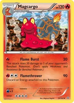 Magcargo 23 - Primal Clash Pokesingles
