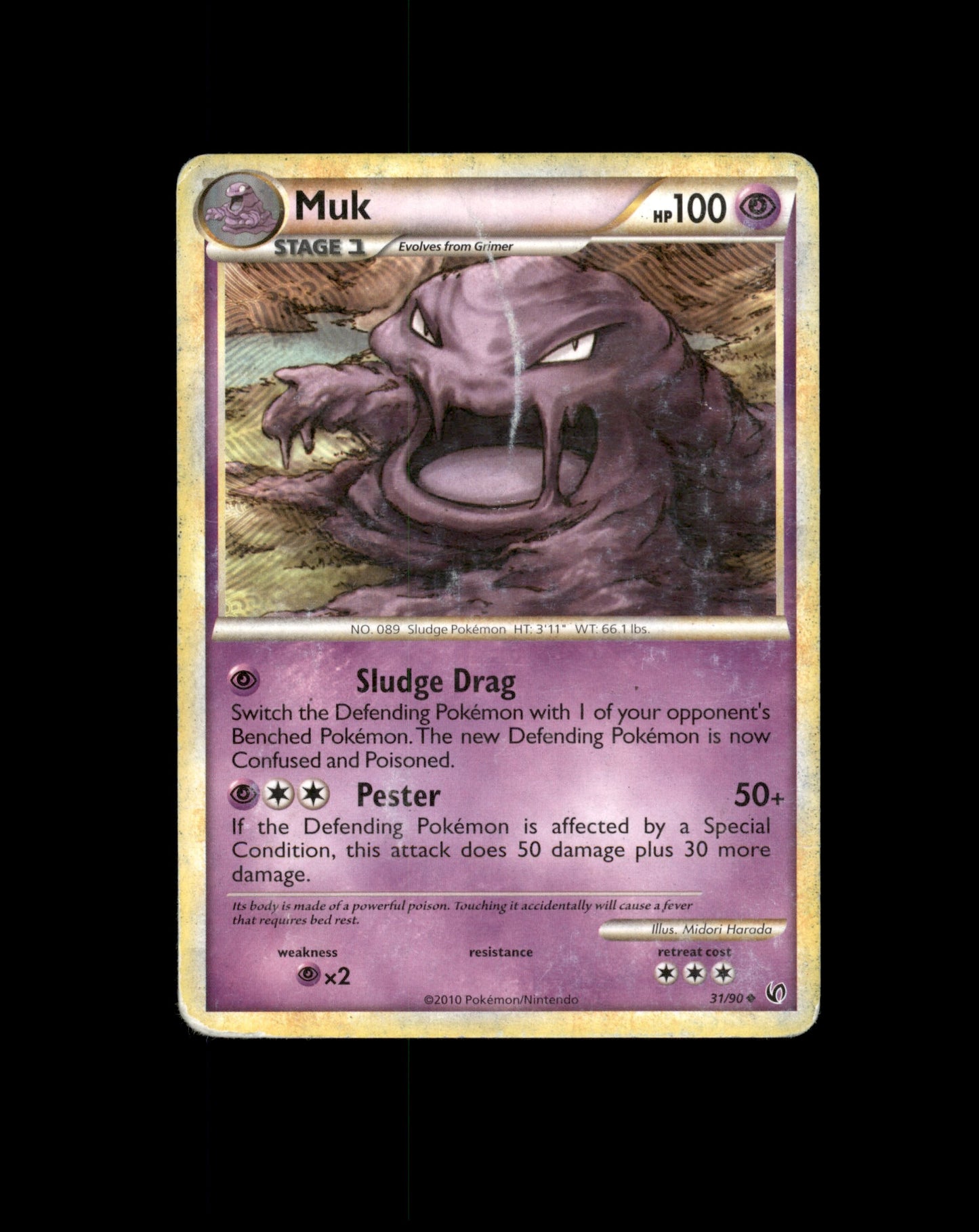 *SE BILDE FOR TILSTAND* Muk #31 Pokemon Undaunted Pokesingles