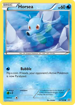 Horsea 30 - Primal Clash Pokesingles