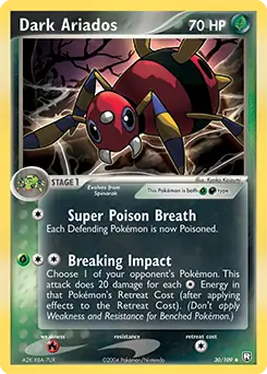 Dark Ariados 30 - Team Rocket Returns Pokesingles