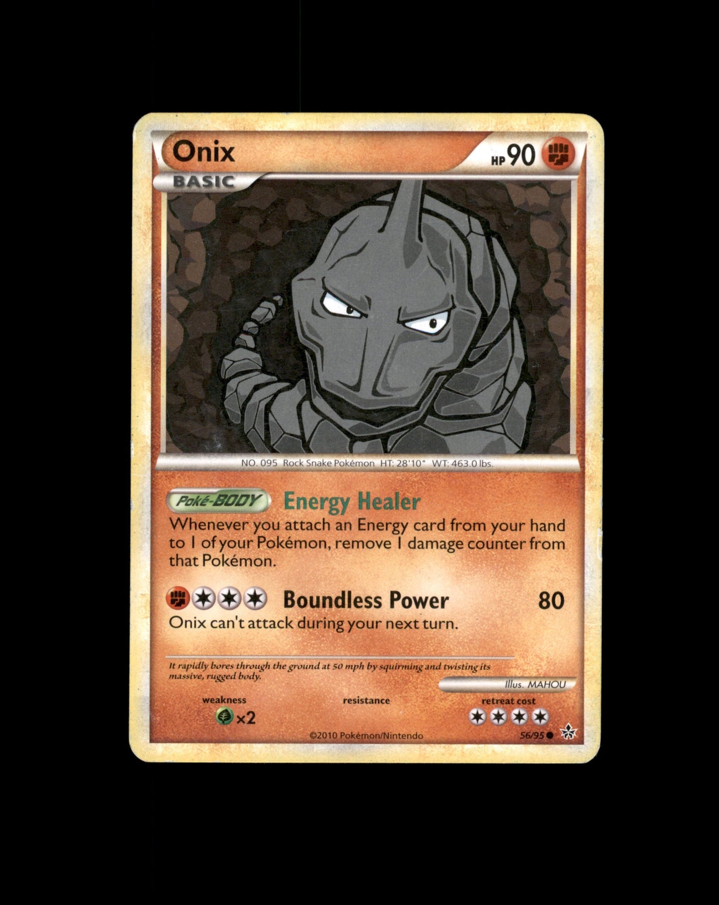 *SE BILDE FOR TILSTAND* Onix #56 Pokemon Unleashed Pokesingles